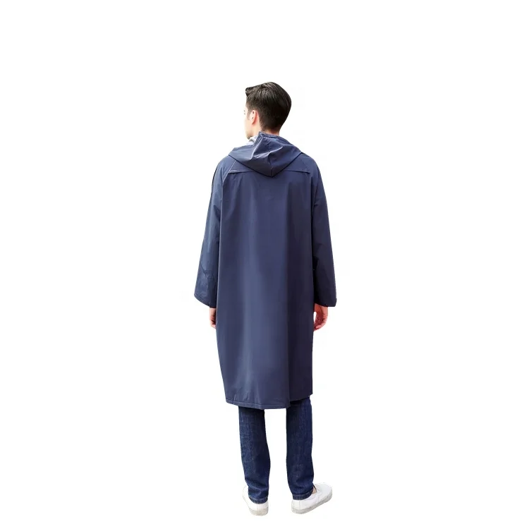 Pvc Adults Yellow Long Rubber Raincoat 