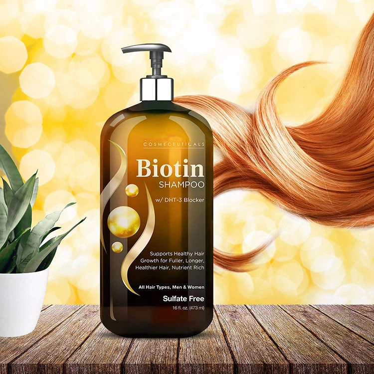 100% nature organic pure hair shampoo professional treatment hair biotin shampoo wholesale biotin shampoo