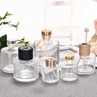 Glass Bottle 100ml 200ml Empty Round Perfume Reed Aroma Diffuser Glass Bottle