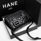 Bag Fashion Korean Style PU Leather Rhomb Oblique Crossbody Handbag Large Capacity Shoulder Bag Ladies