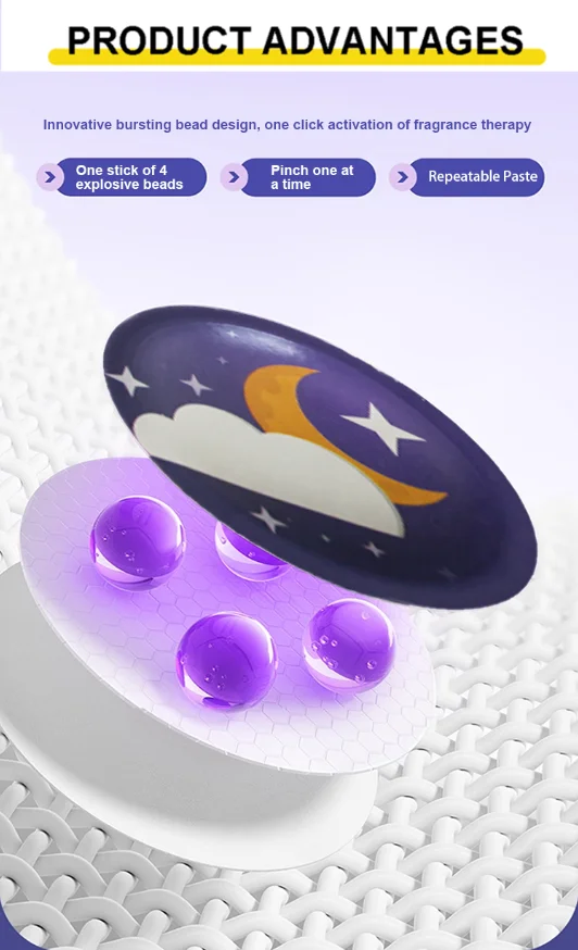 product sweet dream formula with 100 natural plant ingredients essential oil bead sleep sticker good nights sleep oil bead patches-5