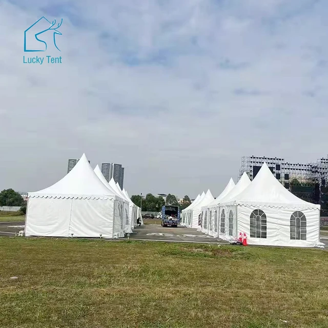Trade Show Tents Camping Party Rental  Equipment Outdoor Pagoda Tent For Event