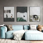 Modern Light Luxury Restaurant Decorative Painting Fashion Simple Nordic Murals