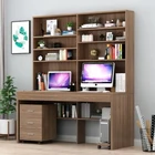 Desk Computer Desktop Home Bookcase Desk Bookshelf 1 Table Bedroom Solid Wood Desk Writing Desk Study Table