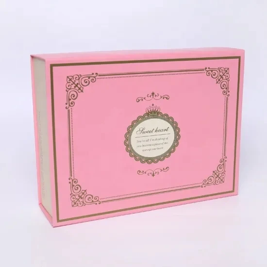 custom printed paper cardboard gift box magnetic