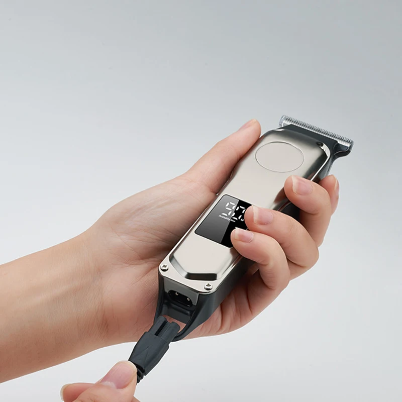 Men USB Rechargeable Cordless Professional New Men Barber Hair Trimmer Cutting Machine Electric Hair Clipper factory