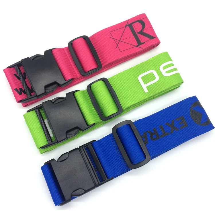 custom printed luggage straps