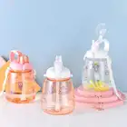 Summer Plastic New Summer Bounce Cup Plastic Cup With Large Capacity Straw