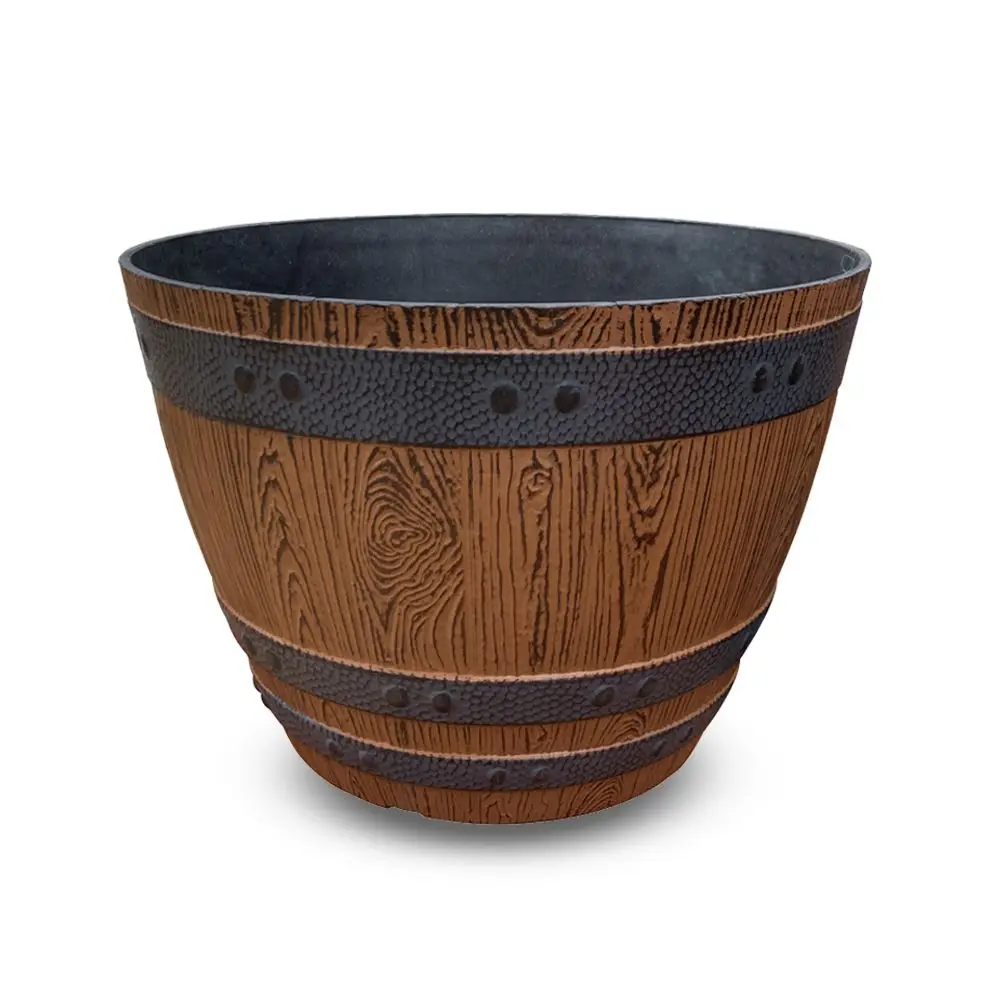 Genuine ROVERE META 'DEL Whisky Barrel Fioriera Vaso da giardino in legno Storage scozzesi. 