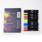 Professional 12 Colors T-Shirt Non Washable Fabric Marker Washable Marker For T Shirt