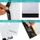 Bags Strip Bag And 10x13 2.5 MIL Thank You Poly Mailer Packaging Bags With Handle And Self-adhesive Strip