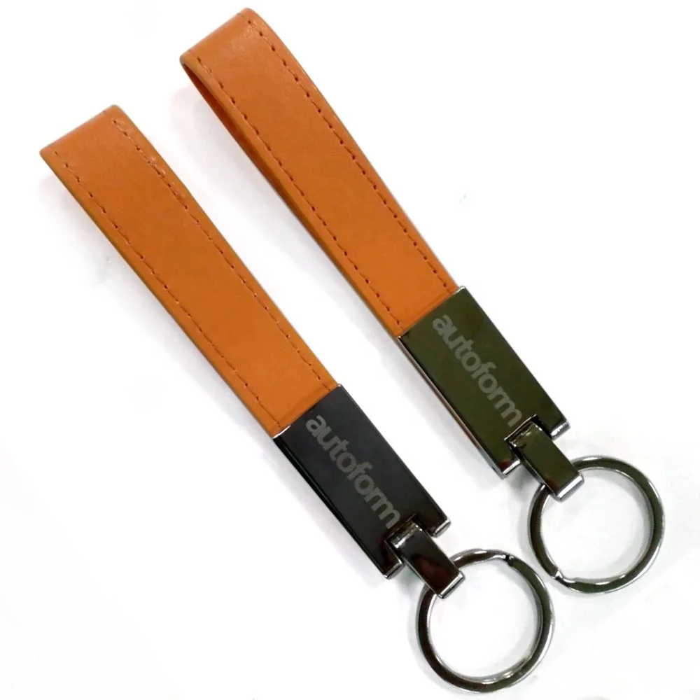 leather short lanyard