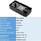 Door Hinge Spring HSD-7500 210Kg Heavy Duty Hydraulic Concealed Glass VVP Door Closer Floor Hinge Spring