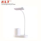 Lamp 3 LED Table Lamp With Usb Port And Outlet 3 Llightness Regulate Touch Button Eye Protection Desk Lamp Pen Holder