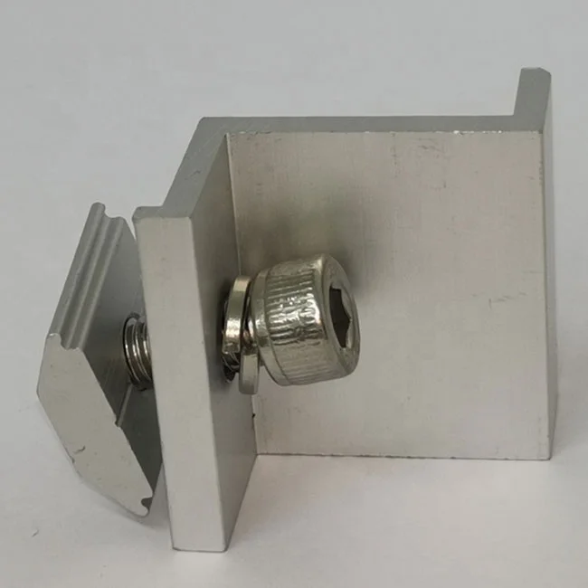 product solar mounting components aluminum pv solar panels clamps customized aluminum mid clamp end solar clamp manufacturer-5