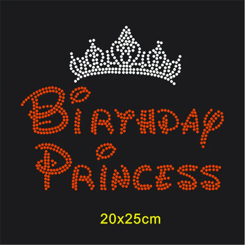 Bling Queen Crown Rhinestone Pattern heat transfer patches Custom Hotfix Rhinestone Design motif for T shirt