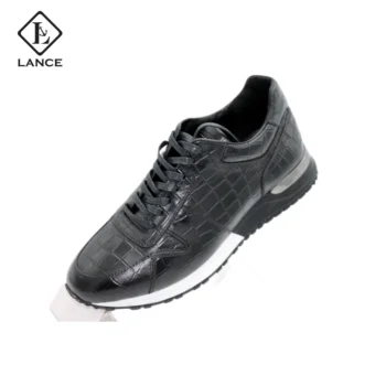LANCI 2022 hot selling genuine leather men's sneakers waterproof formal elegant men's shoes OEM