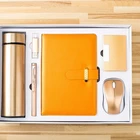 Stationery Gift Set Stationery Stationery Gift Set Vacuum Cup Pen USB Flash Drive A5 Notebook Name Card Holder Mouse