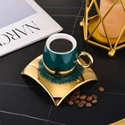 Set Gift 2021 New Arrial Factory Wholesale Set Of 6 Gift Box Cup Decoration Turkish Ceramic Turkish Cups