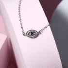 Sterling Silver Bracelet Silver Luxury Trendy Jewelry 925 Sterling Silver Adjustable Blue Evil Eye Bracelet