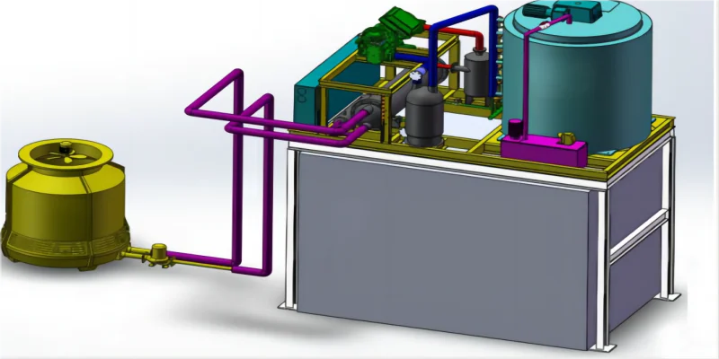 Ice Machine, 500kg, 440V, 1ton - detail 8