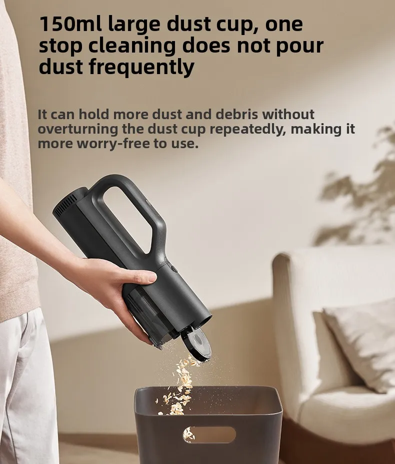 product xiao mi mijia car vacuum cleaner handheld vacuum cleaner high suction power carhome dual use blowingsuction mjxcq01qw-1