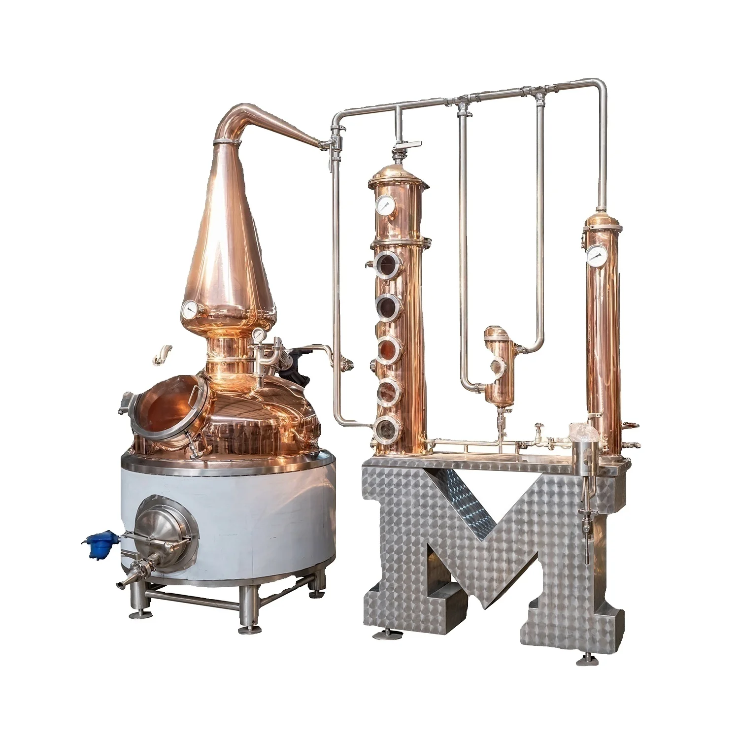 Meto Professional Distillation Column Whiskey Distillation Equipment