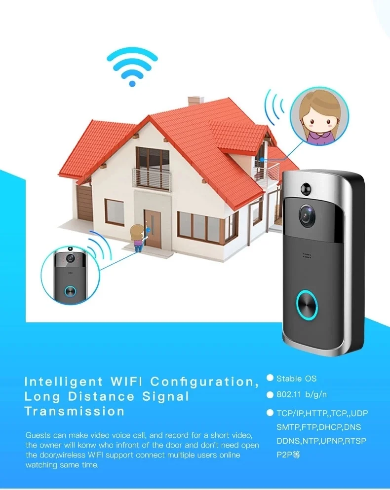 Dingdong Ring Bell Video Camera Smart Wifi Door bell wifi video doorbell