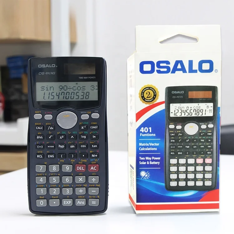 Casio FX-991MS Scientific Calculator FX991MS 401 function 2 Line Display New 