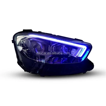 Doucar Benz E Class DRL 20-23 RGB Headlamps High Beam Turn Sigal High Quality Headlight for W213 Headlights Led  Modification