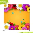 Tension Fabric Backdrop Easily Carry Lightweight Straight Shape Aluminum Tension Fabric 8ft Flower Wall Wedding Backdrop