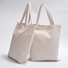 Tote Bag Plain Tote Bag Custom Printed Plain Cotton Canvas Grocery Shopping Tote Bag