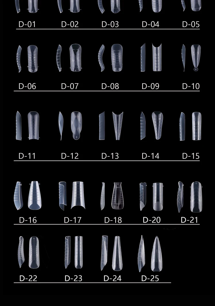 Wholesale Tips Dual Form Tips French Square Xxl Acrylic False Nail