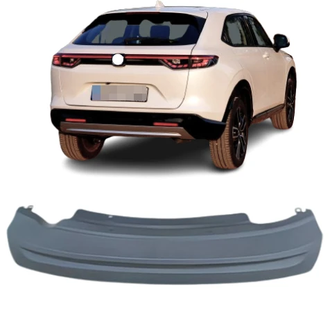 product car pock mark style rear bumper lower strip for honda hr v hrv vezel 2021 2022 2023-35