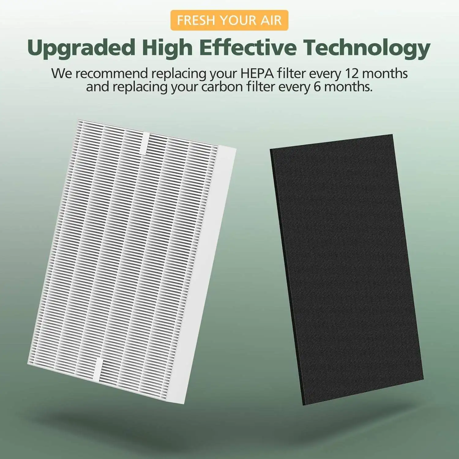 product custom true hepa air purifier hepa filter replacement for c0way ap 1512hh home appliance filter carbon hepa filter-3