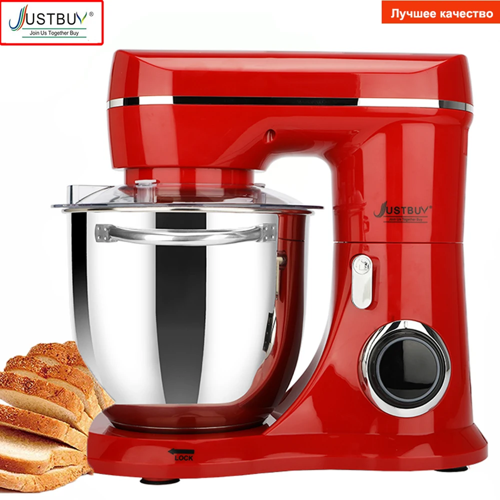 With Hand Shank 1500w Food Processor Dough Stand Mixer Blender Cream