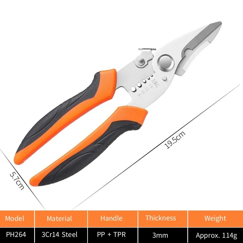 Multi-functional Cable Peeler Wire Cutter