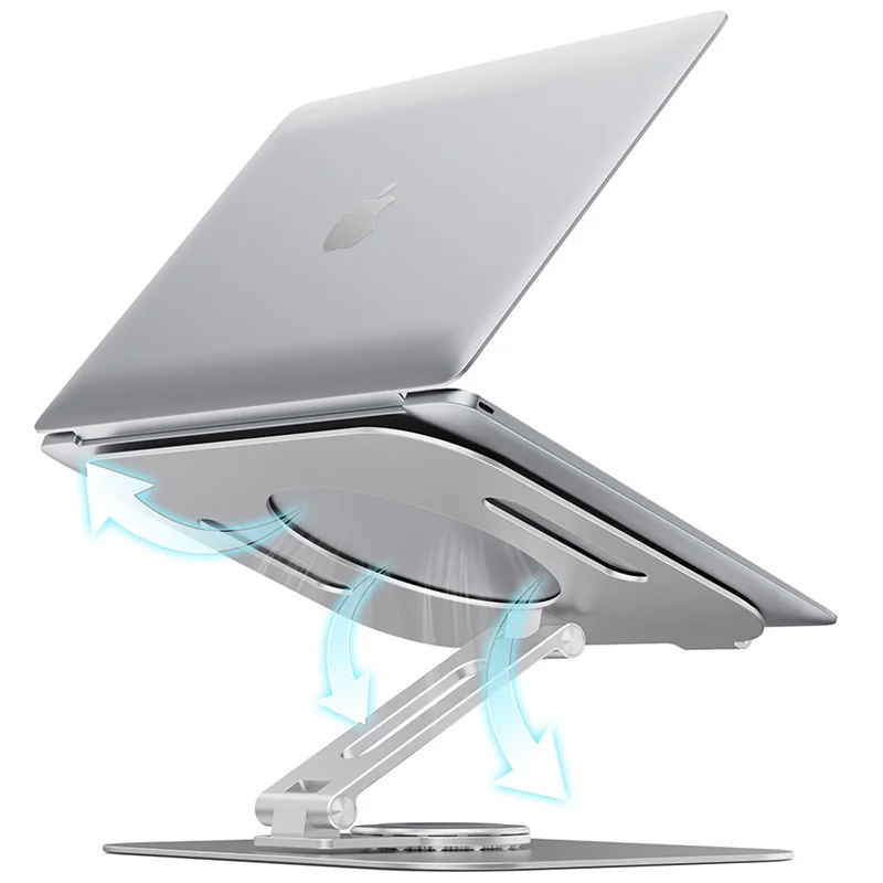 High Quality 360 Degrees Rotatable Ergonomic Laptop Stand Desktop Notebook Holder