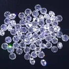 Diamond Lab Grown Diamond CVD/HPHT Diamond 1mm 2mm Round Cut VS Clarity Lab Created Polished Diamond Price Per Carat