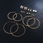 Ear Earing Manufacturers Direct Sales Hoop Ear Rings Women Girls Ear Studs Set Jewelry Earing Set