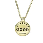 Friend Necklace 925 Silver Personalized Engraved Letter Best Friend 925 Sterling Silver Necklace