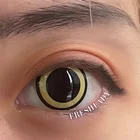 Yellow Freshlady Nebulos Yellow Lentes De Contacto Yearly Color Halloween Contact Lenses Crazy Lens