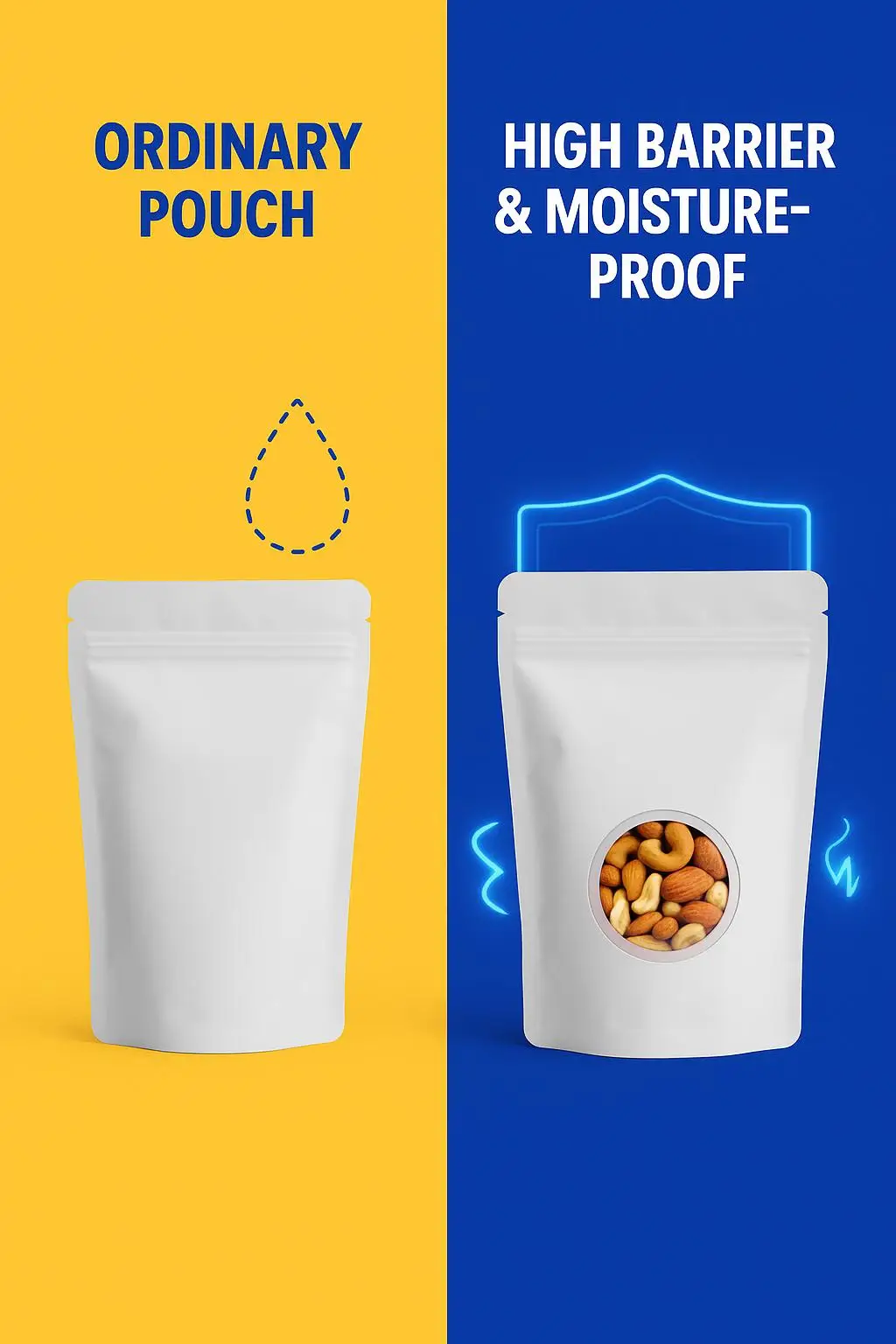 VMPET Zip Lock Stand-Up Pouch Bag Aluminum Plastic for Packaging Nuts Dried Fruit Pet Food for Shipping - detail 8