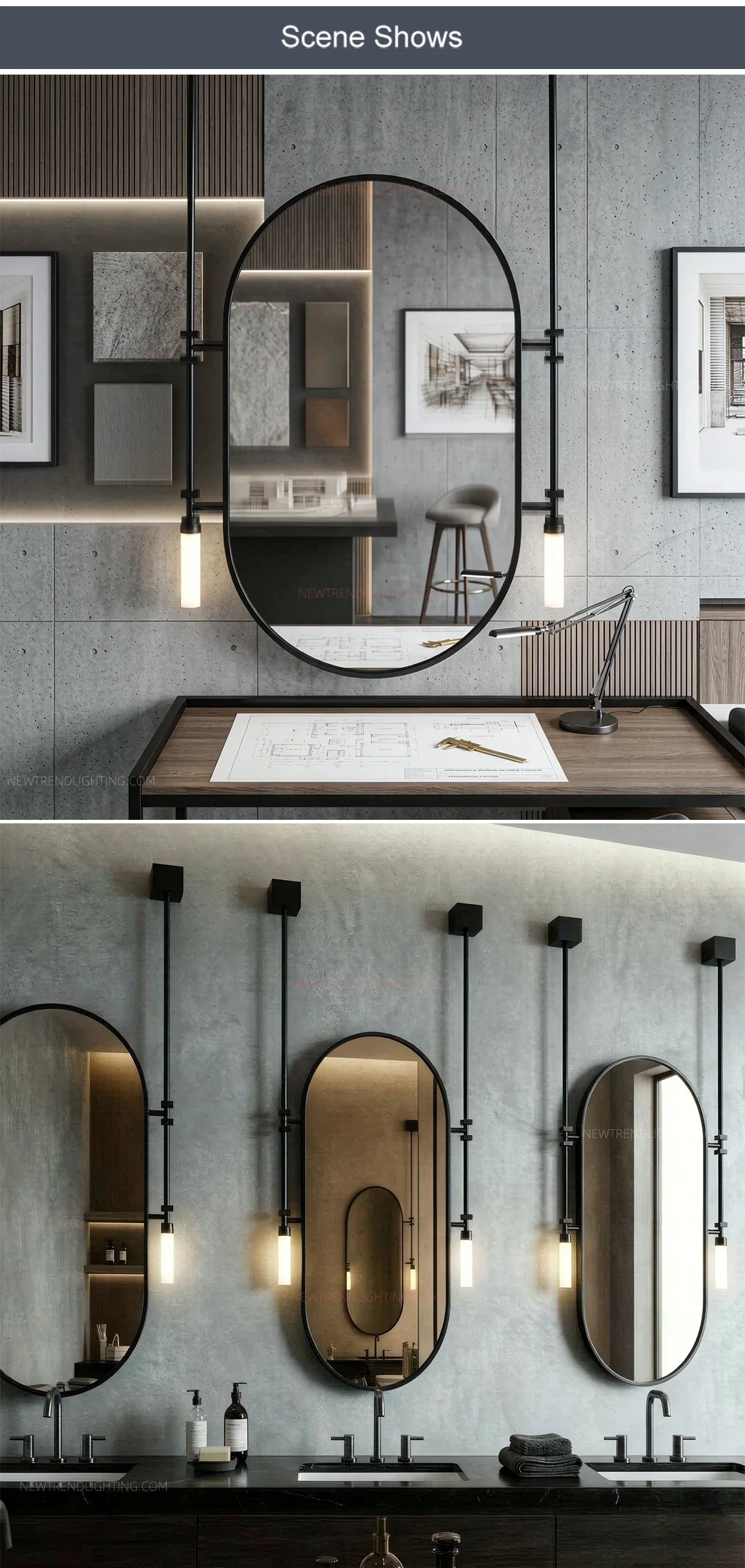 cpl 506 bespoke led vanity sconce commercial wall fixture for hotel bathroom dressing room project-4