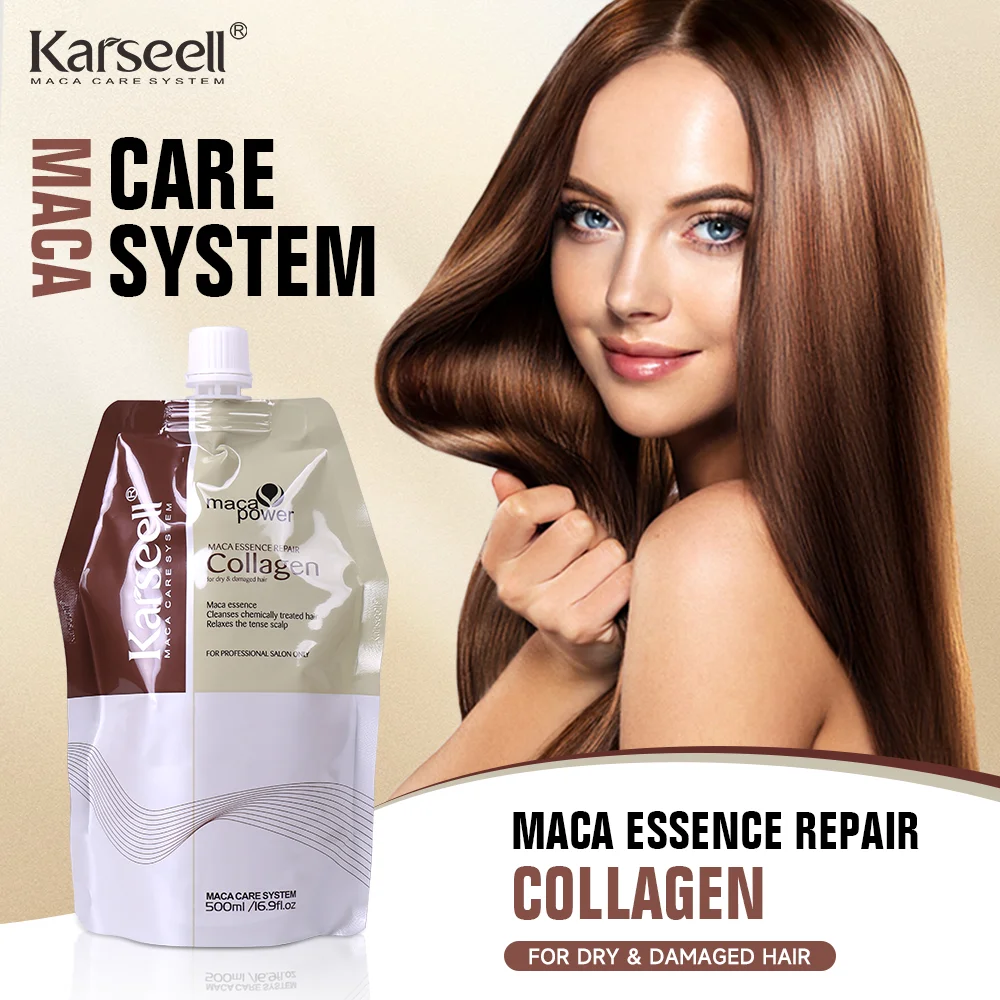 Karseell collagen hair mask 500ml keratin treatment for dry and damaged hair