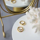 Ring Rings Ring Fashion Titanium Gold Plated Geometric Ring