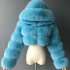 Coat Fashionable Warm Plush Outer Wear Jacket Ladies Winter Fur Coat