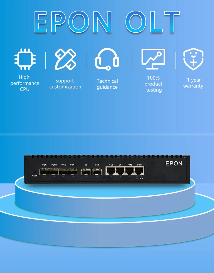 Ftth Port Gpon Epon Olt Mini Pon Supply Fttx Solutions