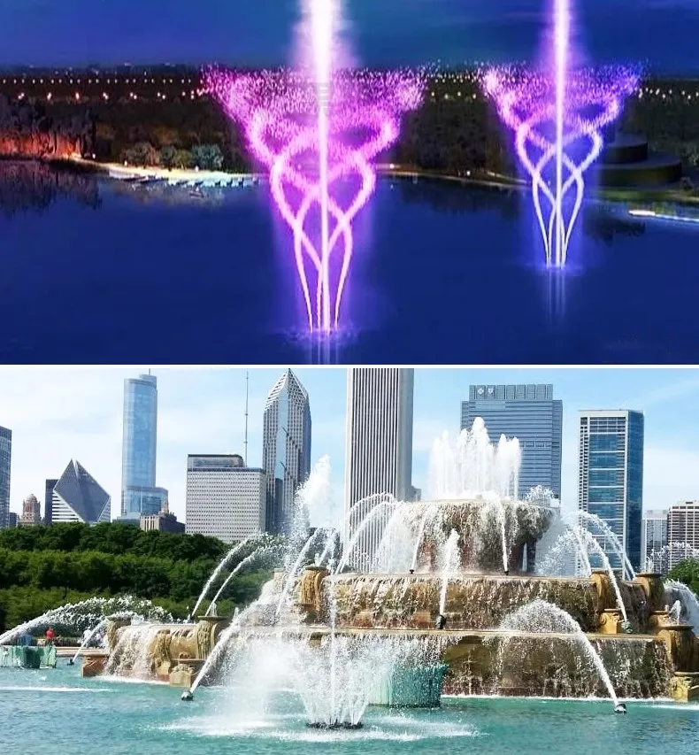 Rotating Fountain Jet Water Sprinkler with Musical Dancing Nozzle for Stone Garden Products factory