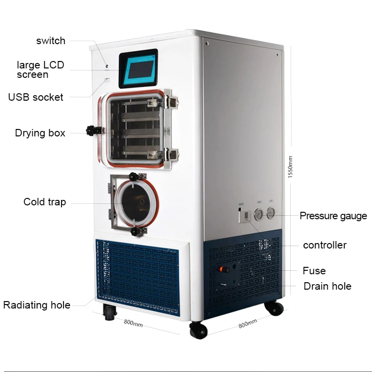 Large Home Freeze Dryer Lab Freeze Dryer Fd 10 Freeze Dryer Kemolo